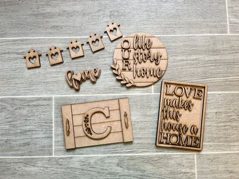 DIY - Home Tiered tray DIY Box