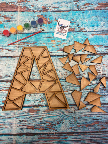 DIY - DIY Geometric Letter kit