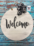 Sign - 3D Round Welcome Sign