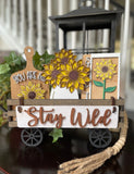 Decor - Interchangeable Wagon and inserts - Ready Made to use or gift