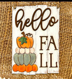 RTS - Hello Fall Door Hanger and DIY Kit