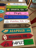SIGN - Custom directional arrow sign