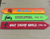 SIGN - Custom directional arrow sign