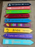 SIGN - Custom directional arrow sign