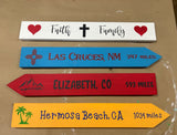 SIGN - Custom directional arrow sign