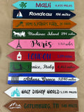 SIGN - Custom directional arrow sign