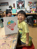 08/11 Tuesday 10-11:30am Summer Fun Canvas Painting Public Workshop
