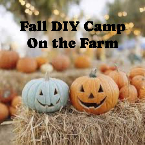10/13-10/14 2-Day Fall DIY Kids Camp on the Farm - Public workshop