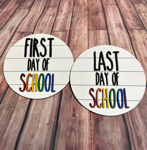 Decor - First Day Last Day School Photo Set