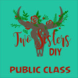 09/12 Saturday 10-12pm DIY Fall Sip & Paint Public Workshop - All ages welcome!