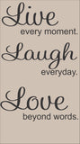 SIGN Design - Live Laugh Love