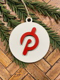 RTS - Peloton Christmas ornament