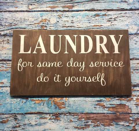 SIGN Design - Laundry Same Day Service