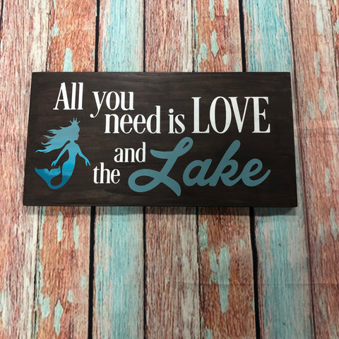 SIGN Design - All you Need is Love and the Lake