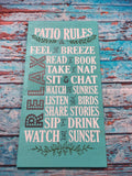 SIGN Design - Patio Rules