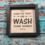 SIGN Design - Flush the Toilet