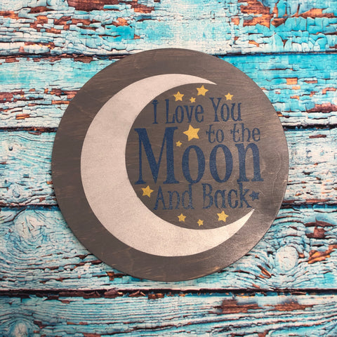 SIGN Design - Love you to the moon