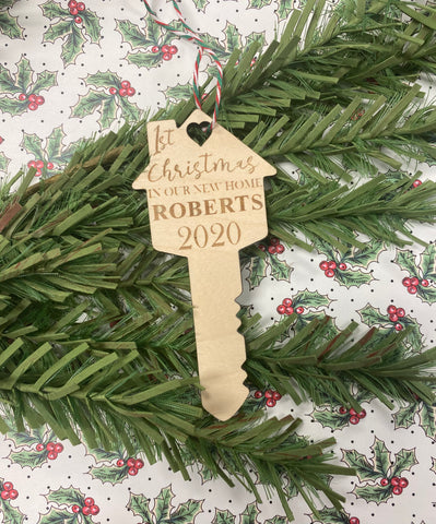 RTS - First Home Christmas ornament