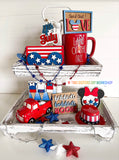 DIY - Patriotic Mouse Tiered tray DIY Box