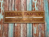 Sign Design - Custom Family Name Sign