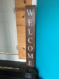 Sign Design - Porch Leaner - Welcome with O Designs