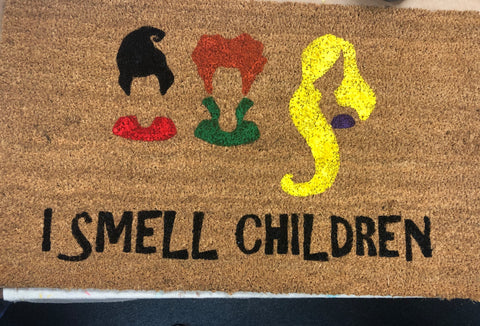 Door Mat - I Smell Children