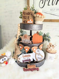 DIY - Fall Tiered tray DIY Kits