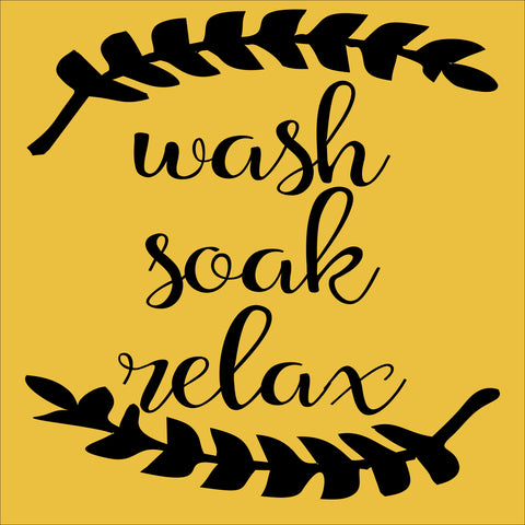 SIGN Design - Wash Soak Relax